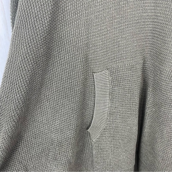 Garnet Hill NWT Hooded Waffle-Stitch Poncho S/M - Picture 8 of 11